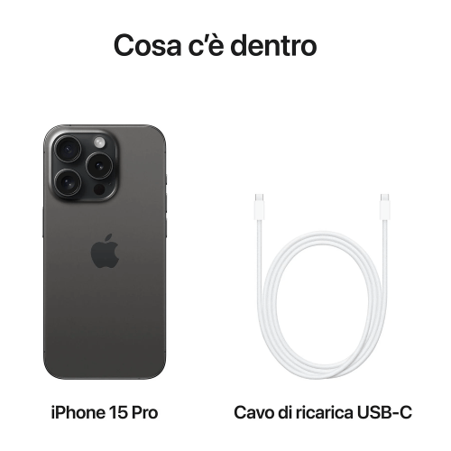 APPLE IPHONE 15 PRO 256GB TITANIUM BLACK EU APPLE IPHONE 15 PRO 256GB TITANIUM BLACK EU